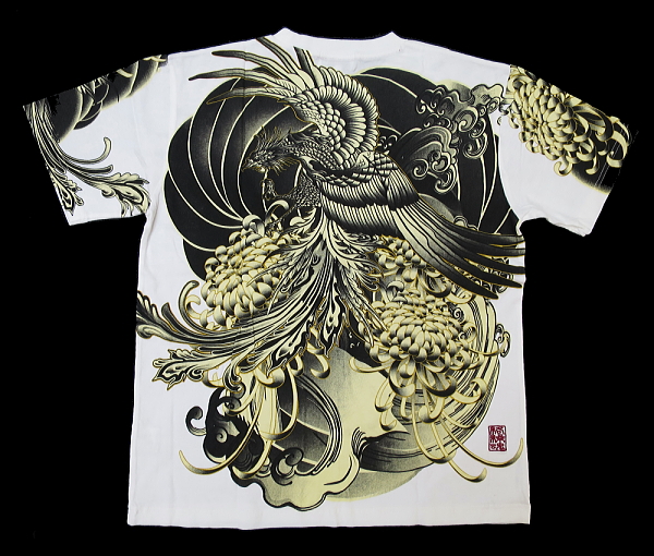 和柄半袖Tシャツ 和柄半袖Tシャツ 九尾の狐